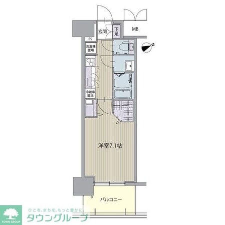 パルティール八田の物件間取画像